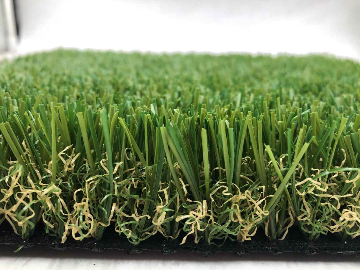 U Shape Olive Green Artificial Grass
