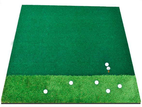Double Grass Driving Range Hitting Mat
